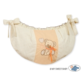 Baby cot Toys bag- Teddy Bear with bow