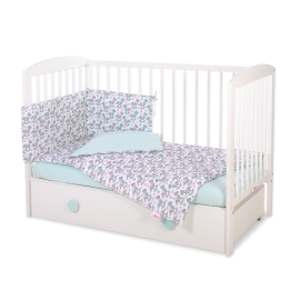 Baby Crib/Cot Bedding set 3-pcs - rocking horses