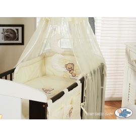Baby Crib/Cot Bedding set 3-pcs (S60)- Good night cream
