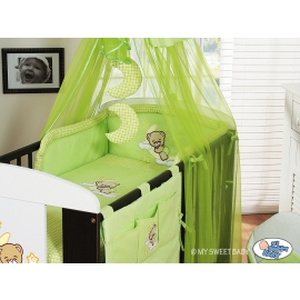 Baby Crib/Cot Bedding set 3-pcs (S60)- Good night green