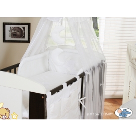 Baby Crib/Cot Bedding set 3-pcs (S60)- Good night white