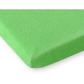 Baby Crib Sheet made of frotte (terry) 140x200cm- apple green