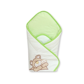 Baby nest - Teddy Bear Barnaba green