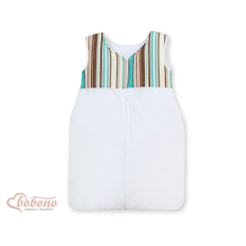 Baby Sleeping Bag- Basic brown stripes