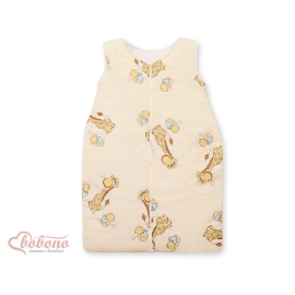 Baby Sleeping Bag- Basic cream giraffes