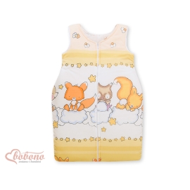Baby Sleeping Bag- Basic Forest Animals cream