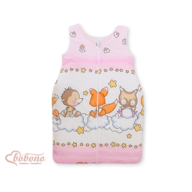 Baby Sleeping Bag- Basic Forest Animals pink