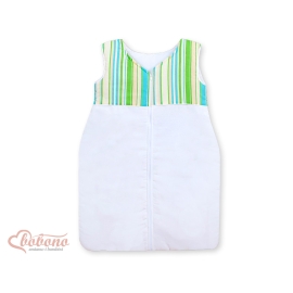 Baby Sleeping Bag- Basic green stripes