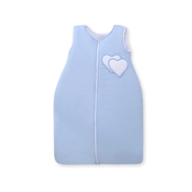Baby Sleeping Bag- Hanging hearts blue