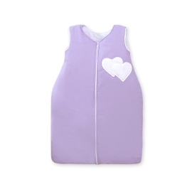Baby Sleeping Bag- Hanging hearts lilac