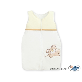 Baby Sleeping Bag- Teddy Bear Barnaba cream