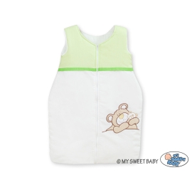Baby Sleeping Bag- Teddy Bear Barnaba green