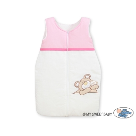 Baby Sleeping Bag- Teddy Bear Barnaba pink