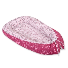 Baby Swaddle Wrap Blanket - wine red stars - wine red stars