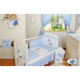 Babybed Bedding set 2pcs- Donkey Luca blue