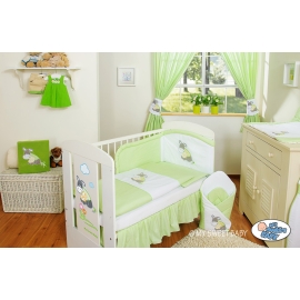 Babybed Bedding set 2pcs- Donkey Luca green