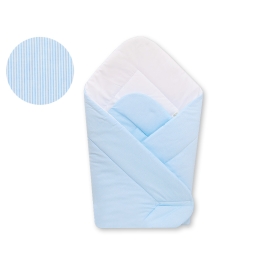 Babynest- Hanging Hearts blue stripes