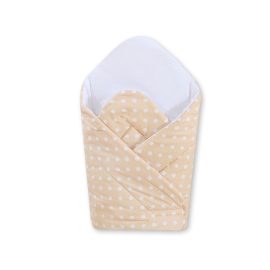 Babynest- Hanging Hearts white dots on beige