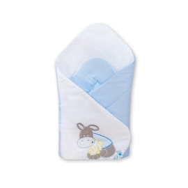 Babynest Newborn Blanket - Donkey Luca blue