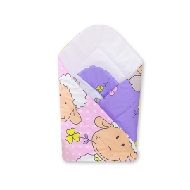 Babynest with stiffenig- Basic Basic Sheeps lilac-pink
