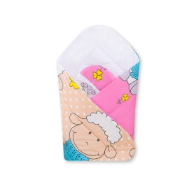 Babynest with stiffenig- Basic Basic Sheeps pink-beige