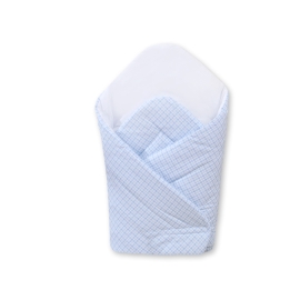 Babynest with stiffenig- Basic blue checkered