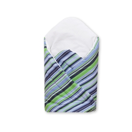 Babynest with stiffenig- Basic dark blue stripes