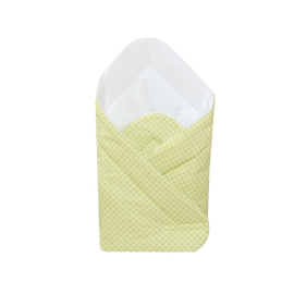 Babynest with stiffenig- Basic green checkered