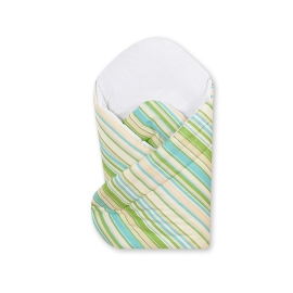 Babynest with stiffenig- Basic green stripes