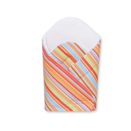 Babynest with stiffenig- Basic orange stripes