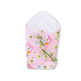 Babynest with stiffenig- Basic pink owls