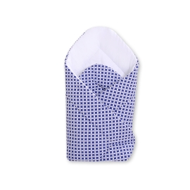 Babynest with stiffenig- Flowers navy blue