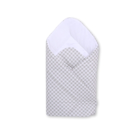 Babynest with stiffenig- Gray checkered