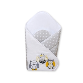 Babynest with stiffenig- Owls Gray-yellow