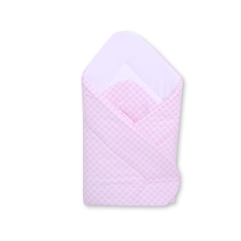 Babynest with stiffenig- Pink checkered