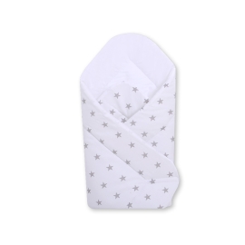 Babynest with stiffenig- white with Gray stars
