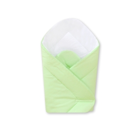 Babynest with stiffening- Hanging Hearts green