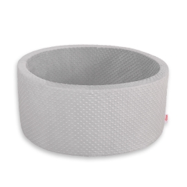 Ball-pit minky without balls - gray