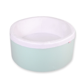 Ball-pit minky without balls - mint