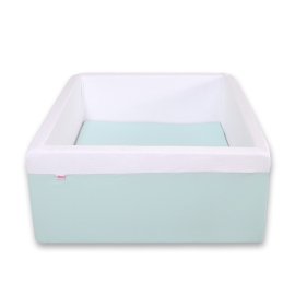 Ball-pit minky without balls - mint