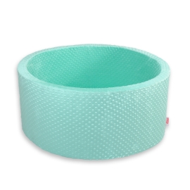 Ball-pit minky without balls - mint