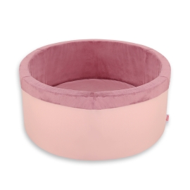 Ball-pit minky without balls - pastel pink