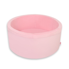 Ball-pit minky without balls - pink