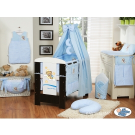 Bedding set 11-pcs with canopy(L60)- Good night blue