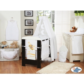 Bedding set 11-pcs with canopy(L60)- Good night white