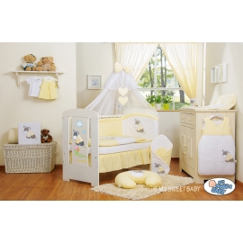 Bedding set 11-pcs with mosquito-net- Donkey Luca yellow