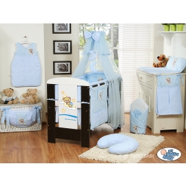 Bedding set 11-pcs with mosquito-net (L60)- Good night blue