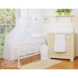 Bedding set 11pcs- Little Prince/Princess white