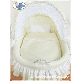 Bedding set 2-pcs for Moses Basket/Wicker crib no 58962-135 or 78962-135