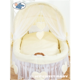 Bedding set 2-pcs for Moses Basket/Wicker crib no 58962-142 or 78962-142